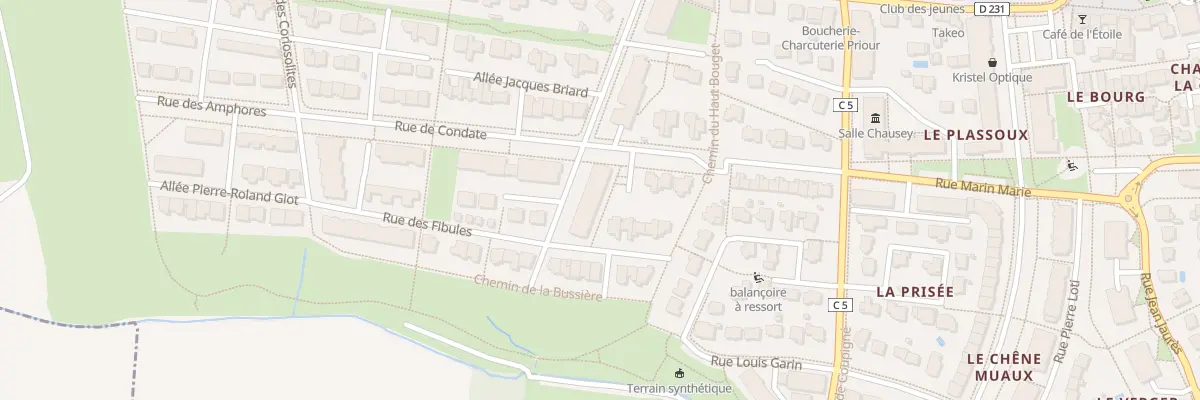 Plan du 7 Rue des Riedones à Montgermont