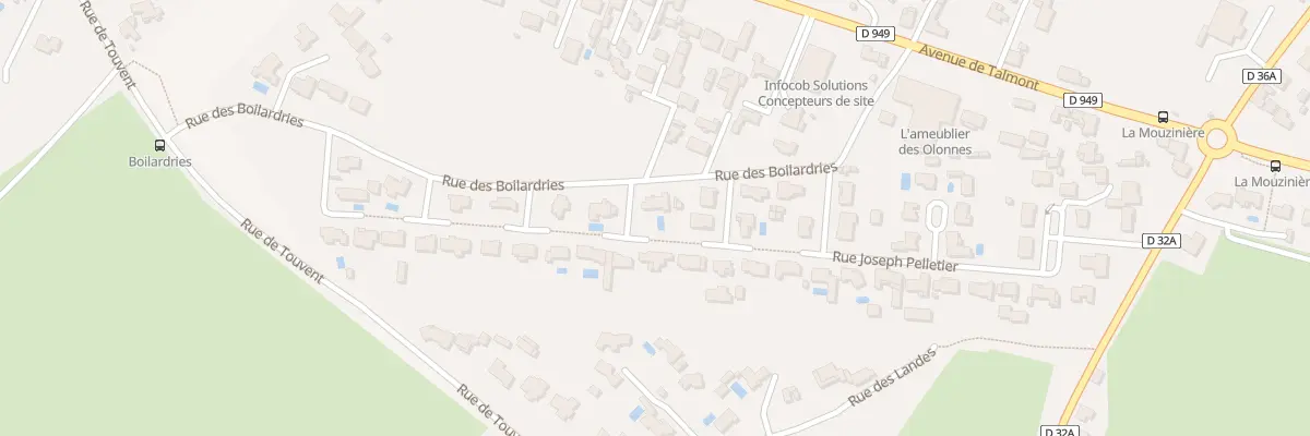 Plan du 38 Rue des Boilardries aux Sables-d’Olonne
