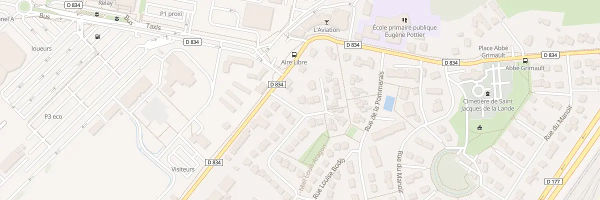 Plan du 1 Rue Martin Luther King à Saint-Jacques-de-la-Lande