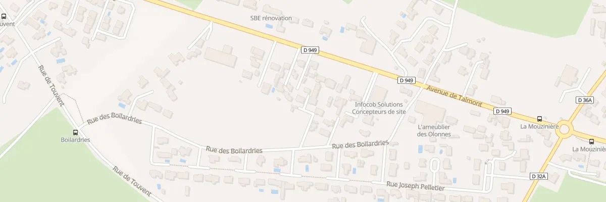 Plan du 33B Rue des Boilardries aux Sables-d’Olonne