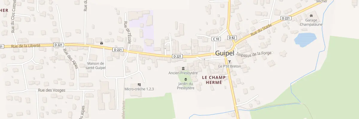 Plan du 5 Rue de la Liberté à Guipel