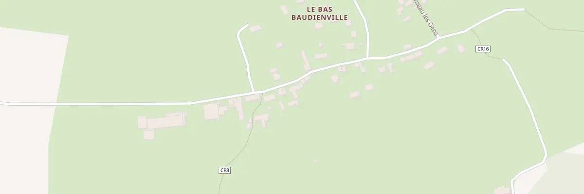 Plan du 12 Le Bas Baudienville à Teurthéville-Hague