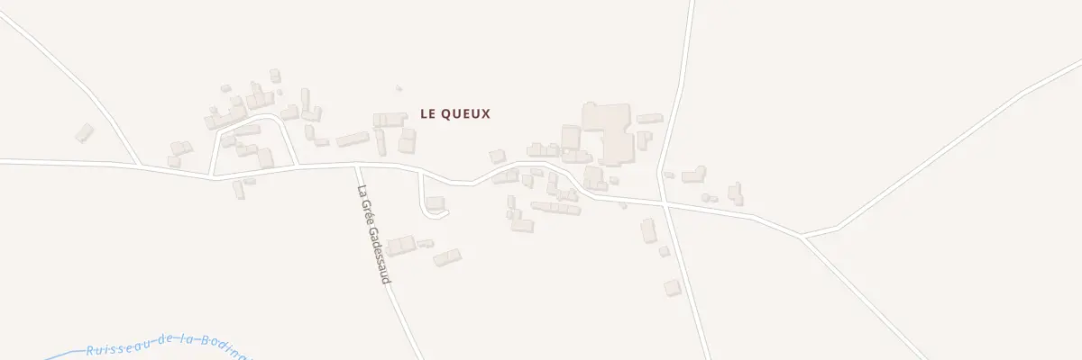 Plan du 12 Le Queux à Pierric