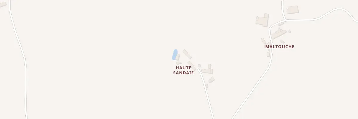 Plan du 5070 La Haute Sandaie à Bonnemain