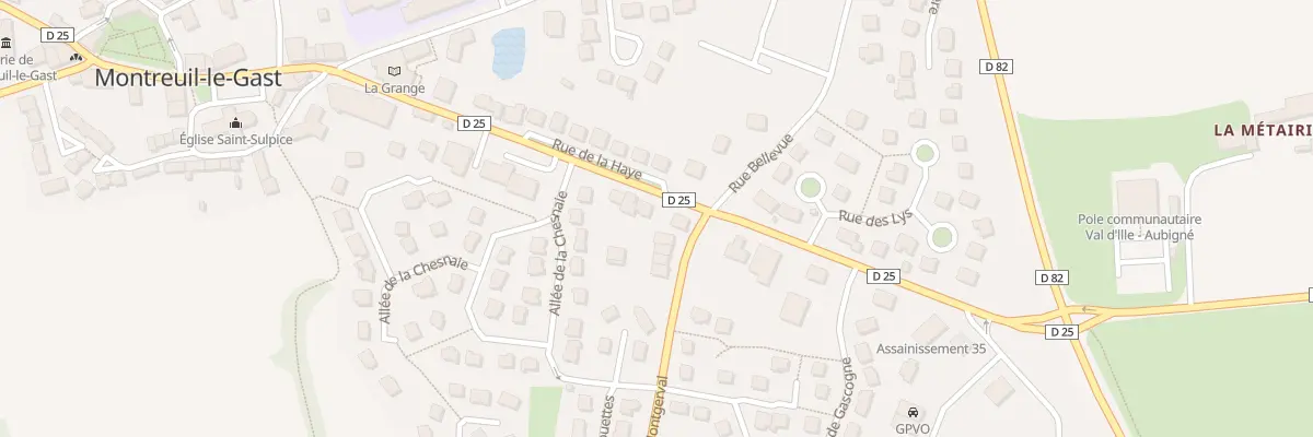 Plan du 18 Rue des Bégonias à Montreuil-le-Gast