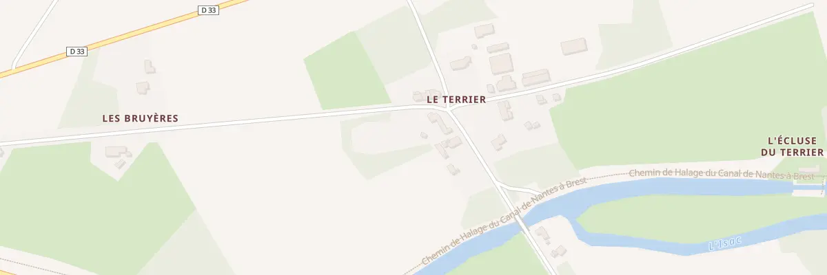 Plan du 8527 Le Terrier à Blain