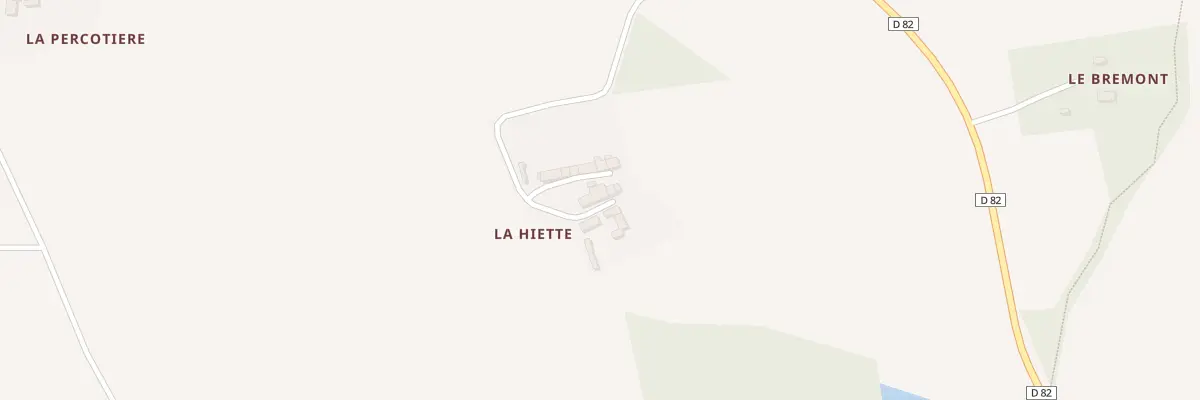 Plan du 5230 La Hiette à Dingé