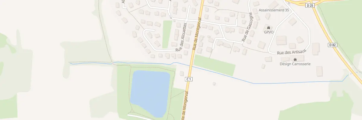 Plan du 11 Rue des Alouettes à Montreuil-le-Gast