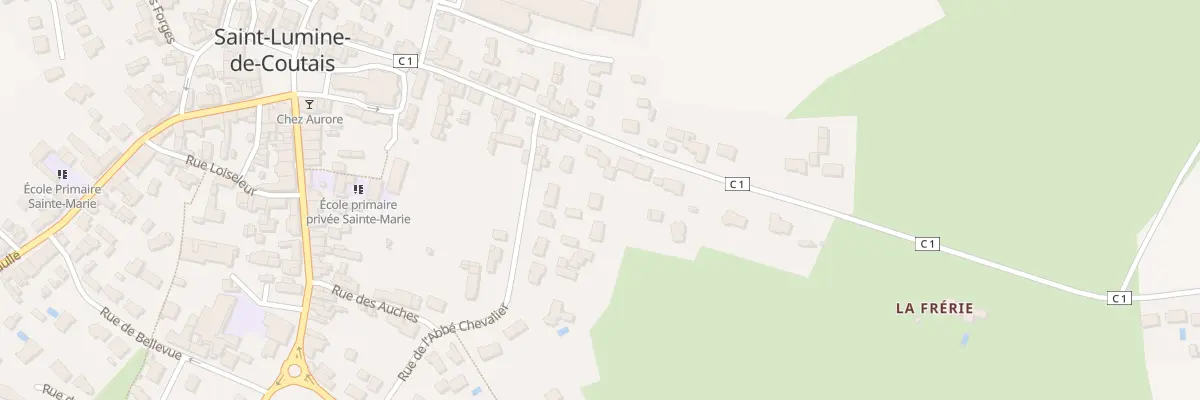 Plan du 15B Rue de l’Abbé Chevalier à Saint-Lumine-de-Coutais