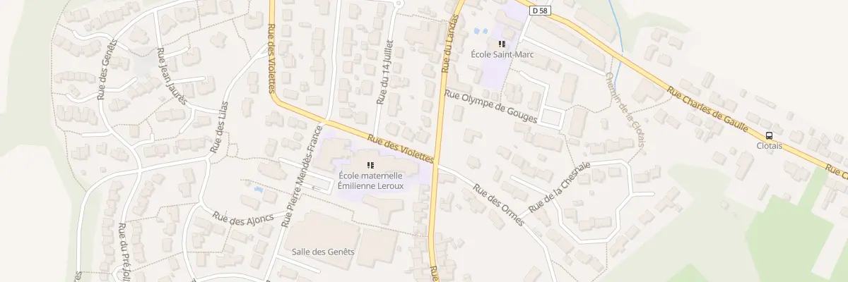 Plan du 26 Rue du Landas à Saint-Jean-de-Boiseau