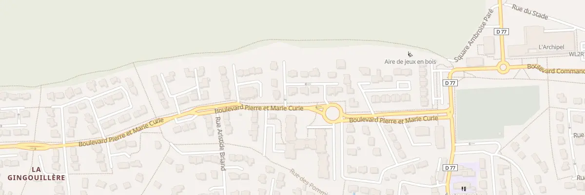 Plan du 2 Rue Albert Camus à Laillé