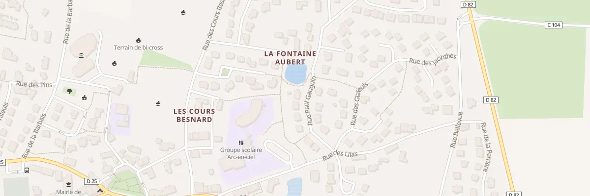 Plan du 11 Rue Paul Gauguin à Montreuil-le-Gast