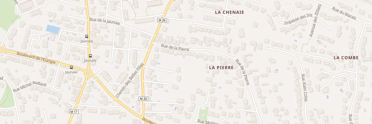 Plan du 61 Rue de la Pierre à Couëron