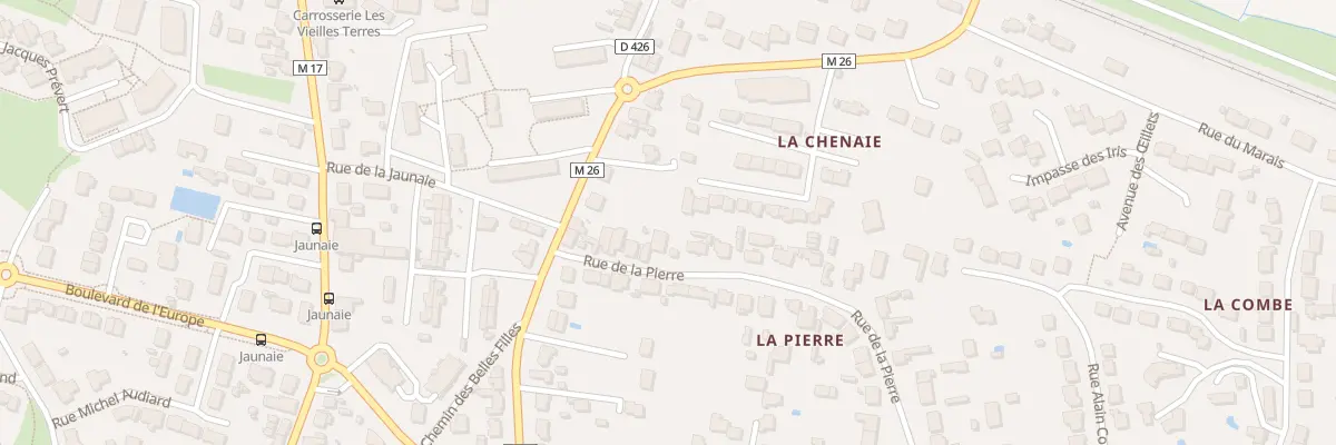 Plan du 86 Rue de la Pierre à Couëron