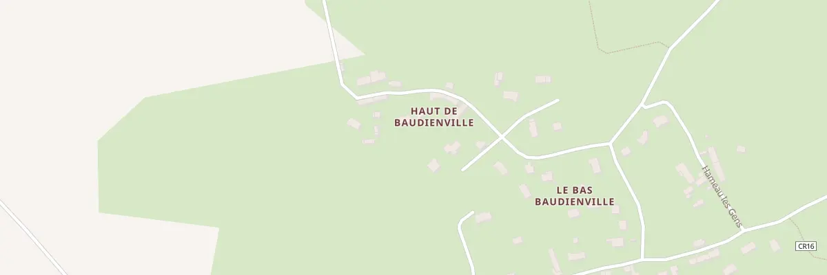 Plan du 23 Le Haut Baudienville à Teurthéville-Hague