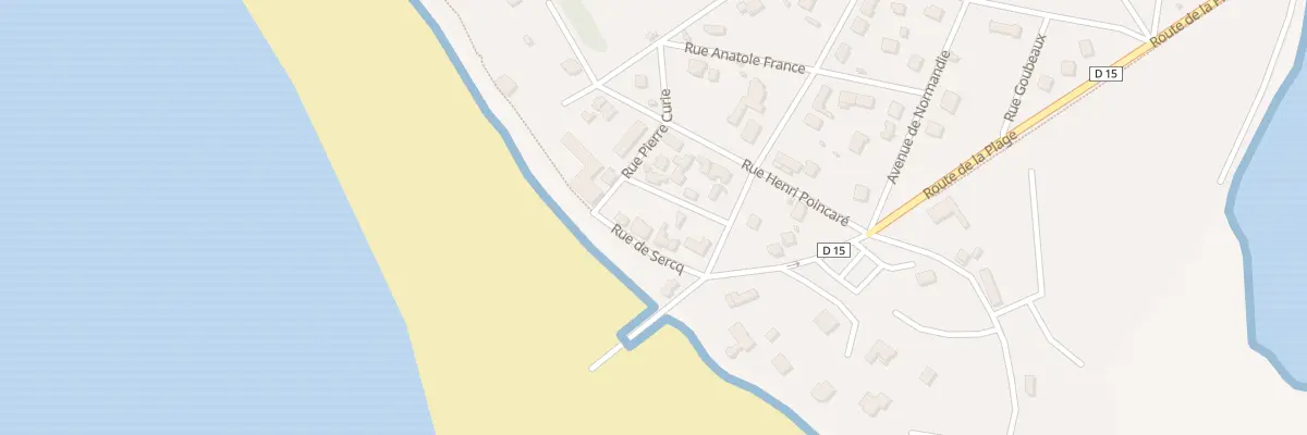 Plan du 6 Bd Maritime à Port-Bail-sur-Mer
