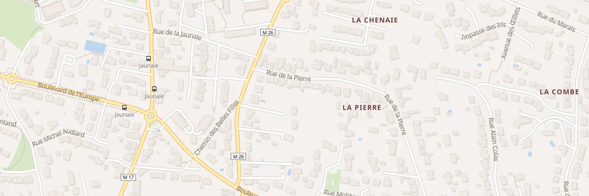 Plan du 63 Rue de la Pierre à Couëron