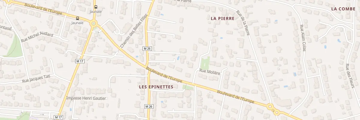 Plan du 70B Rue Alexandre Olivier à Couëron