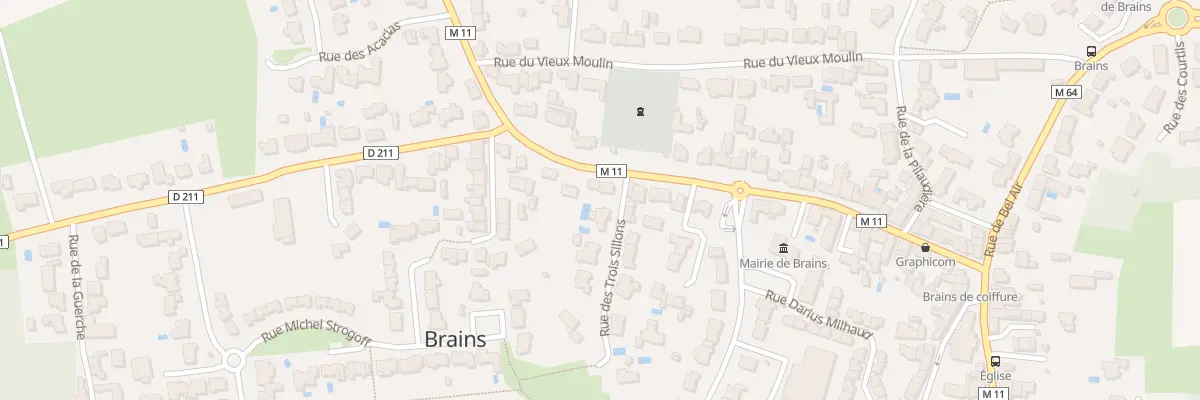 Plan du 9 Rue des Cèdres à Brains