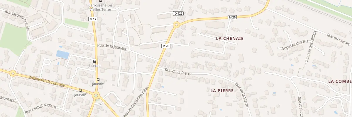 Plan du 92 Rue de la Pierre à Couëron