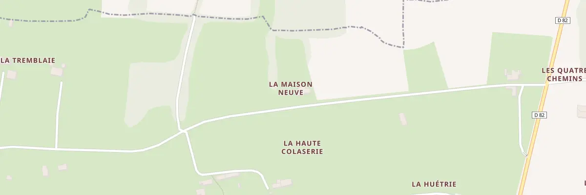 Plan du 5235 La Maison Neuve à Saint-Médard-sur-Ille