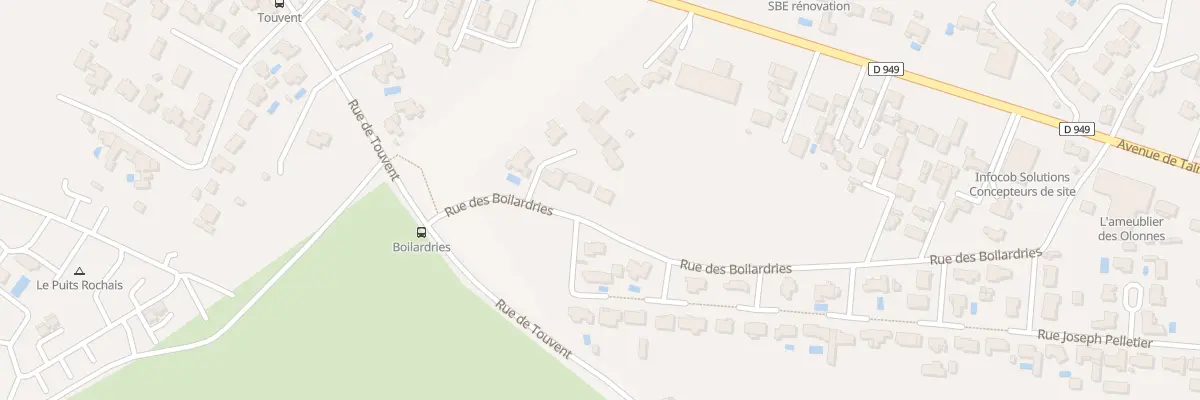 Plan du 9 Rue des Boilardries aux Sables-d’Olonne