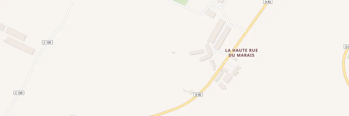Plan du 5500 La Haute Rue du Marais à Cherrueix