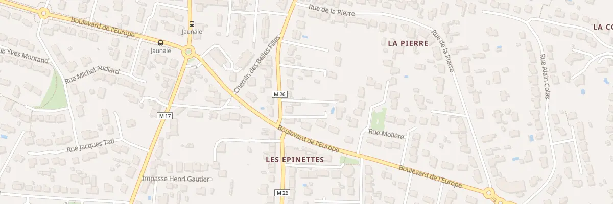 Plan du 70T Rue Alexandre Olivier à Couëron
