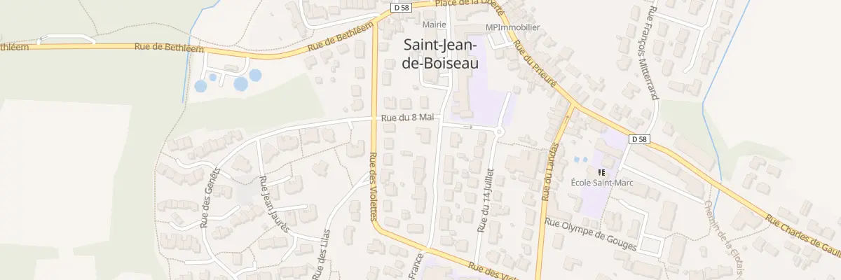 Plan du 4 Av du Onze Novembre à Saint-Jean-de-Boiseau