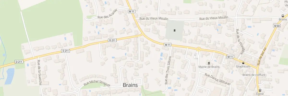 Plan du 3 Rue du Mortier à Brains