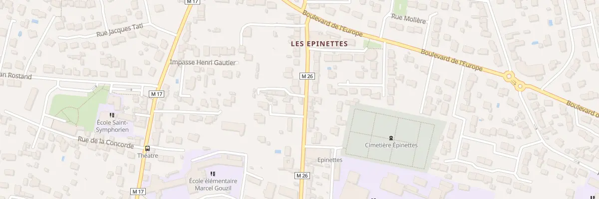 Plan du 25 Rue Alexandre Olivier à Couëron