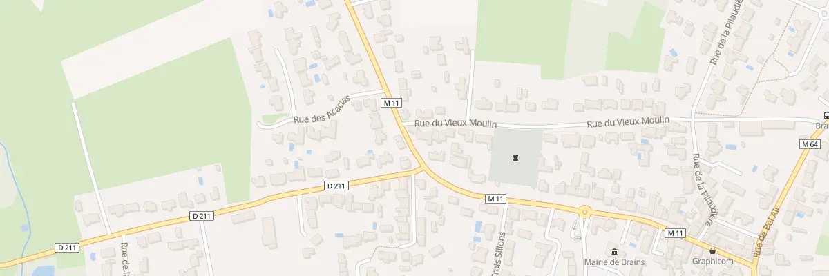Plan du 2 Rue du Bois Joli à Brains
