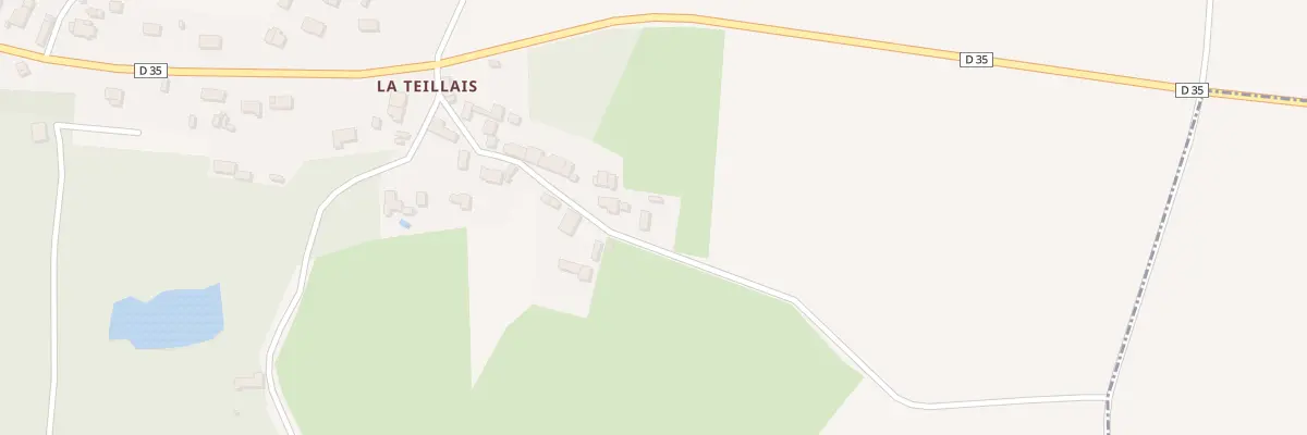 Plan du 29 La Teillais à Vay