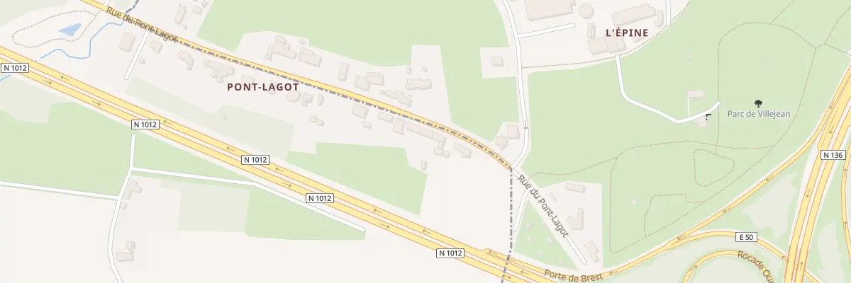 Plan du 34 Rue de Pont Lagot à Vezin-le-Coquet