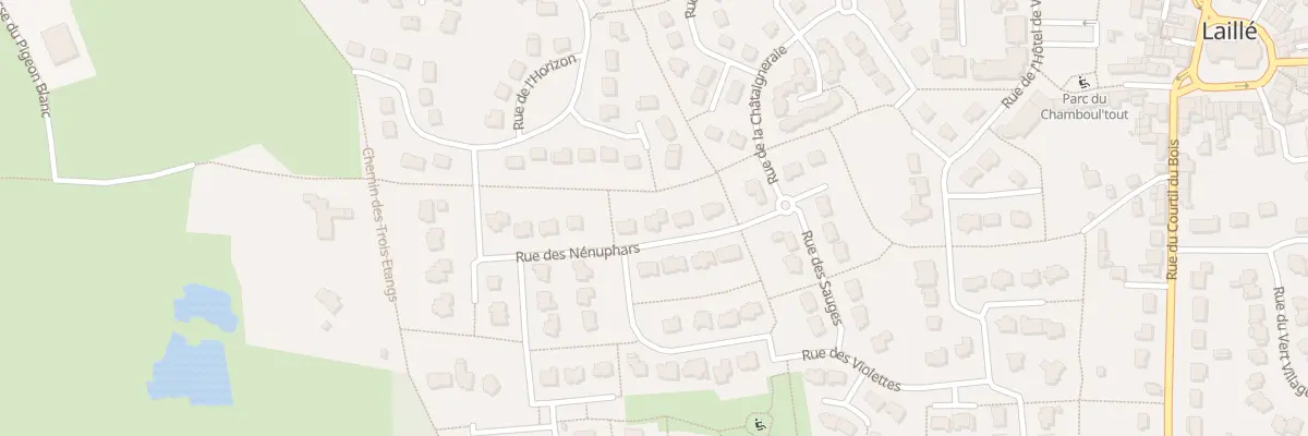 Plan du 10 Rue des Nénuphars à Laillé