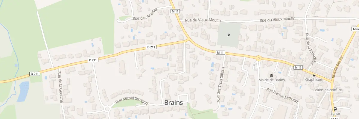 Plan du 8 Rue du Mortier à Brains