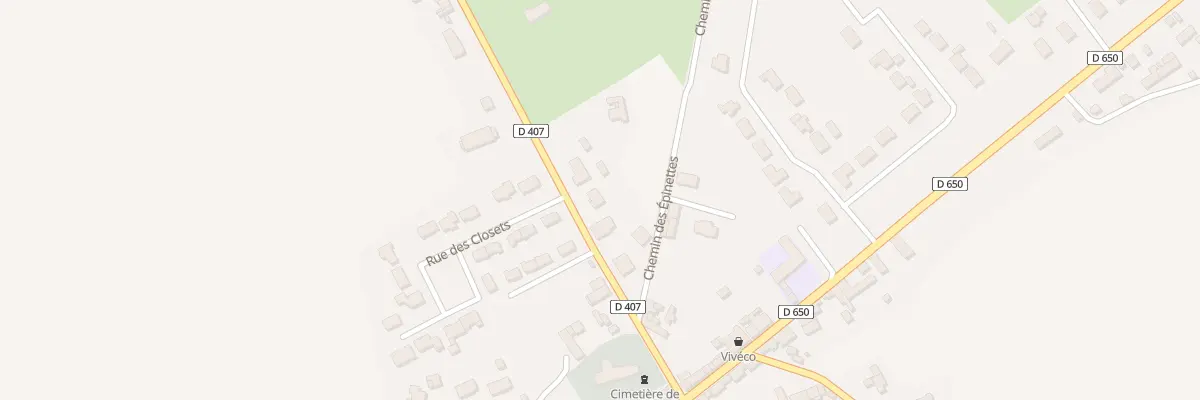 Plan du 61 Le Bourg à Virandeville
