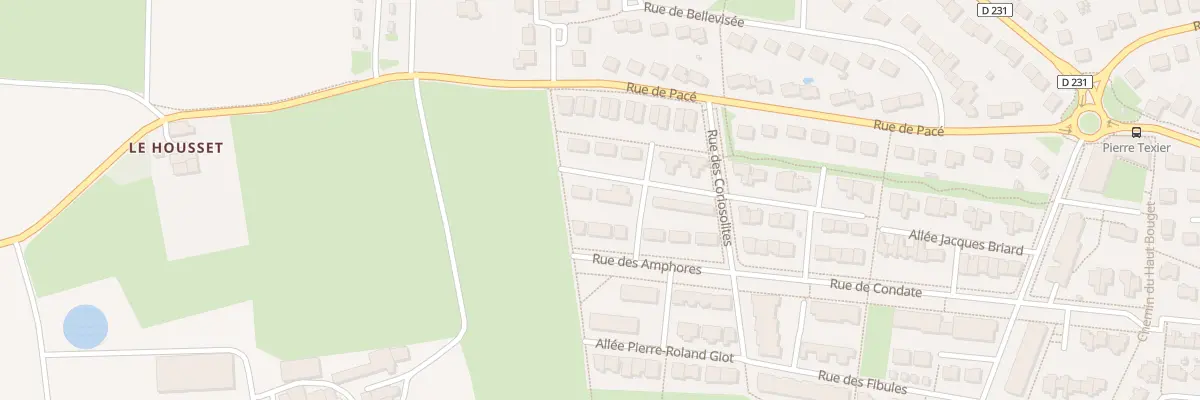 Plan du 15 All Jean-François Champollion à Montgermont
