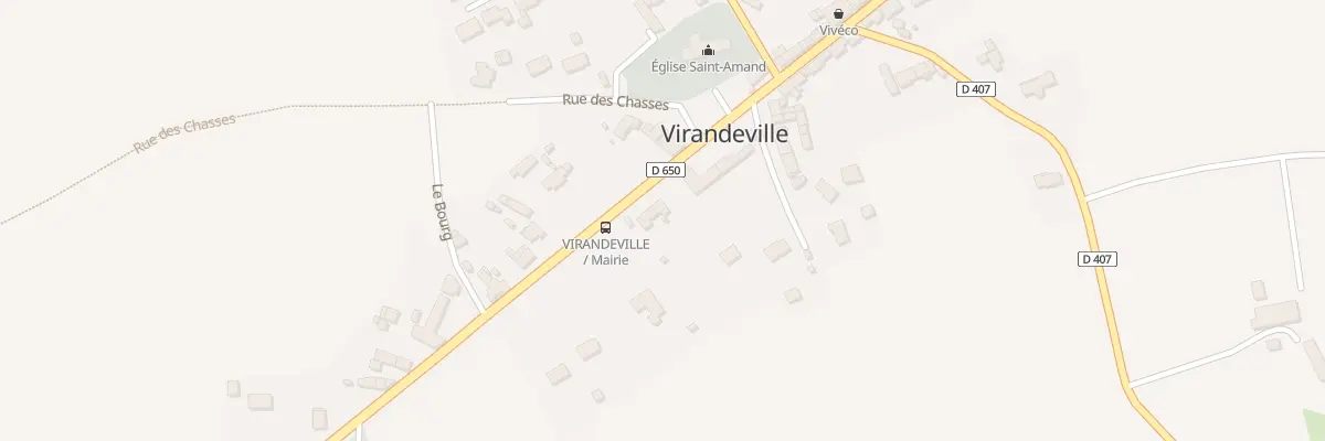 Plan du 12 Le Bourg à Virandeville