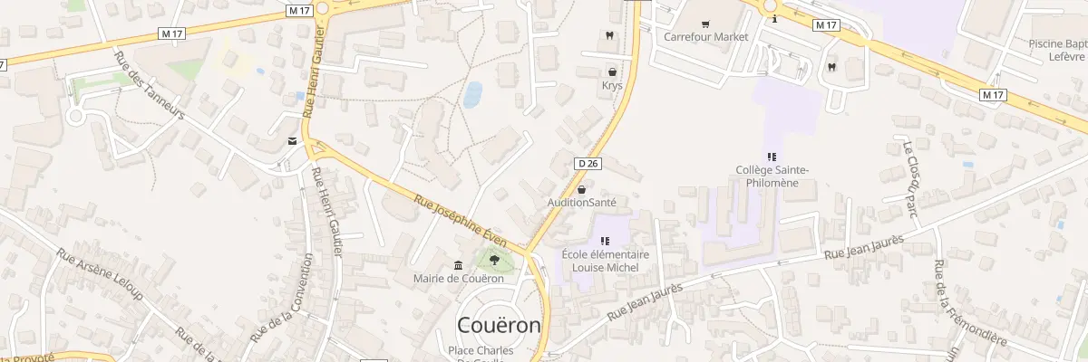 Plan du 7 Rue Alexandre Olivier à Couëron