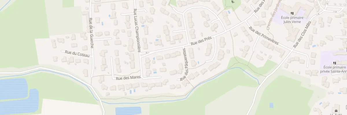 Plan du 29 Rue des Prés à Brains
