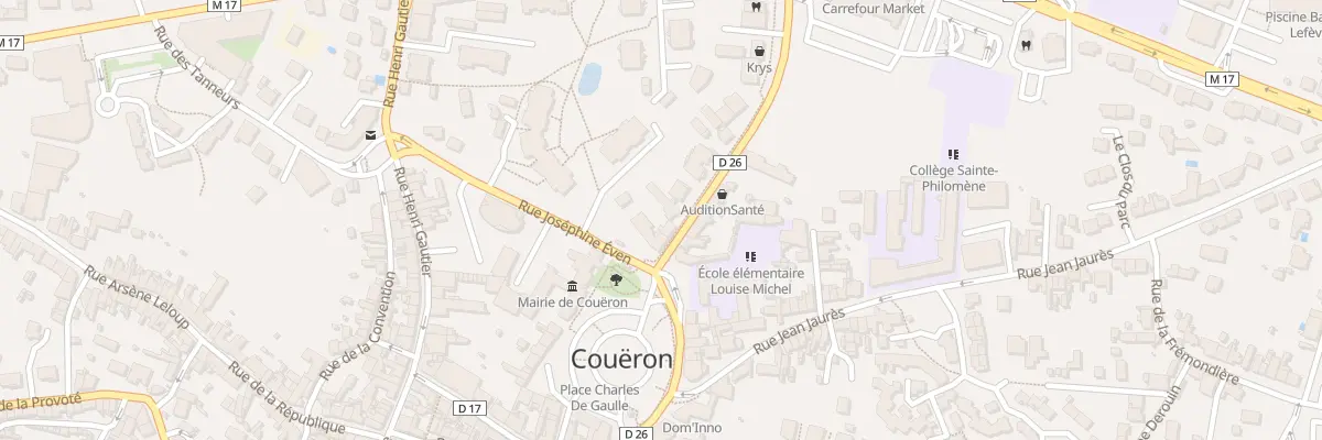 Plan du 3 Rue Alexandre Olivier à Couëron