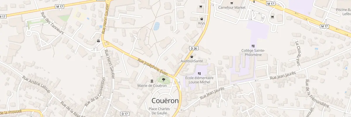 Plan du 5 Rue Alexandre Olivier à Couëron