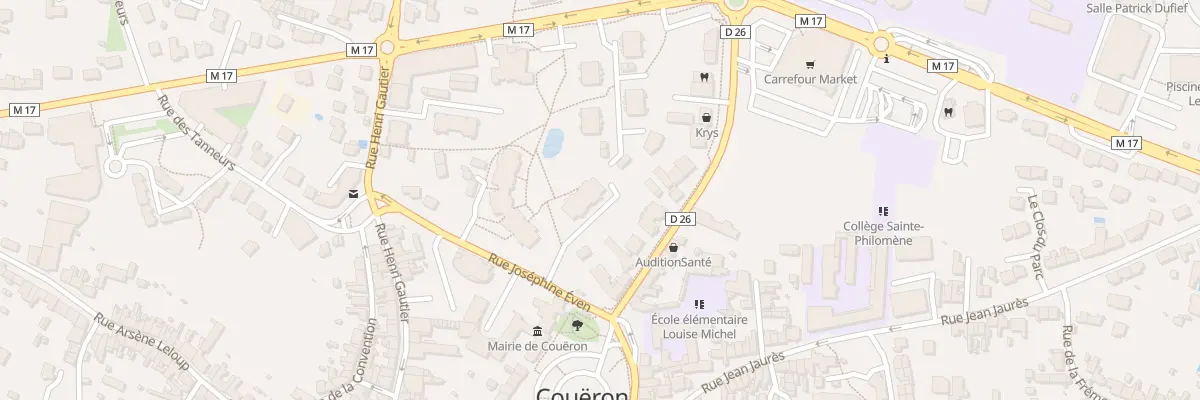 Plan du 4 Rue Joséphine Even à Couëron