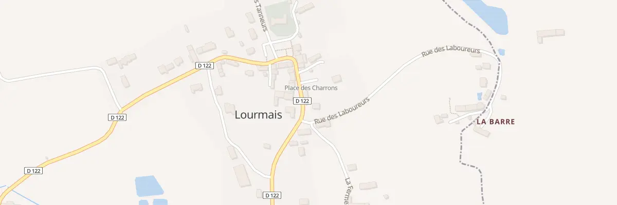 Plan du 4 Rue des Potiers à Lourmais