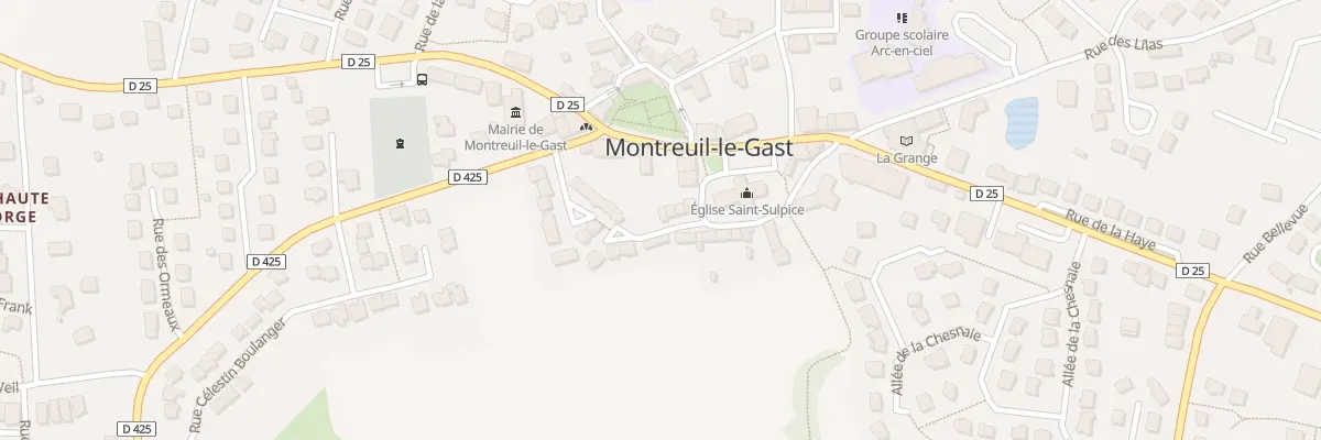 Plan du 4 Imp des Fauvettes à Montreuil-le-Gast