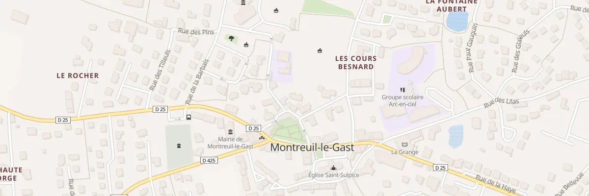 Plan du 8 Rue des Genêts à Montreuil-le-Gast