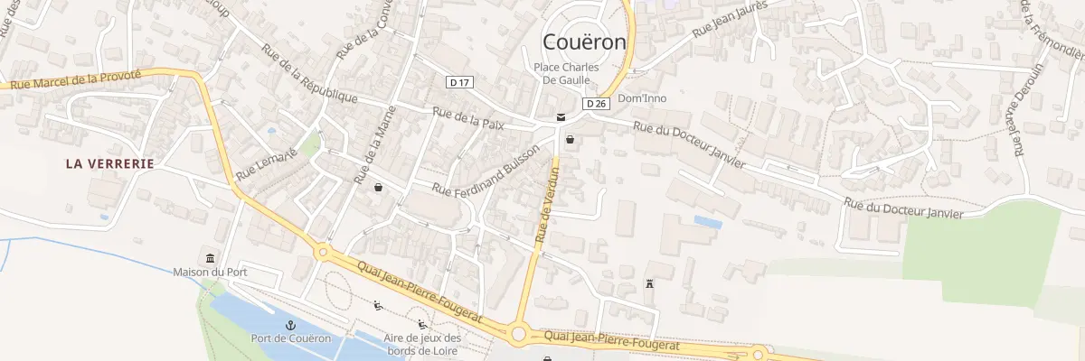 Plan du 6 Rue de Verdun à Couëron