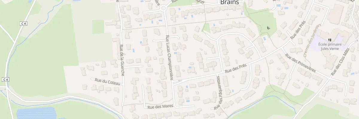 Plan du 6 Rue Lucas Championnière à Brains