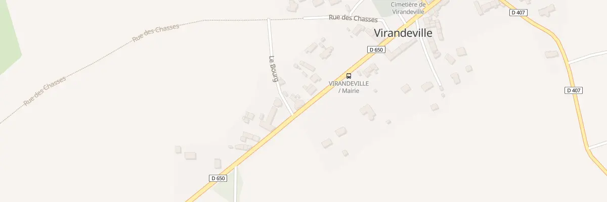 Plan du 19 Le Bourg à Virandeville